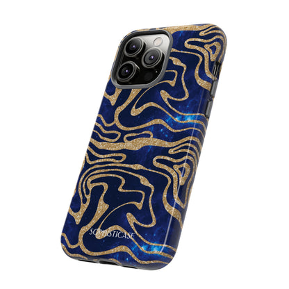 Cosmic Zebra in Blue - iPhone Case, Samsung Galaxy Case, Google Pixel Case