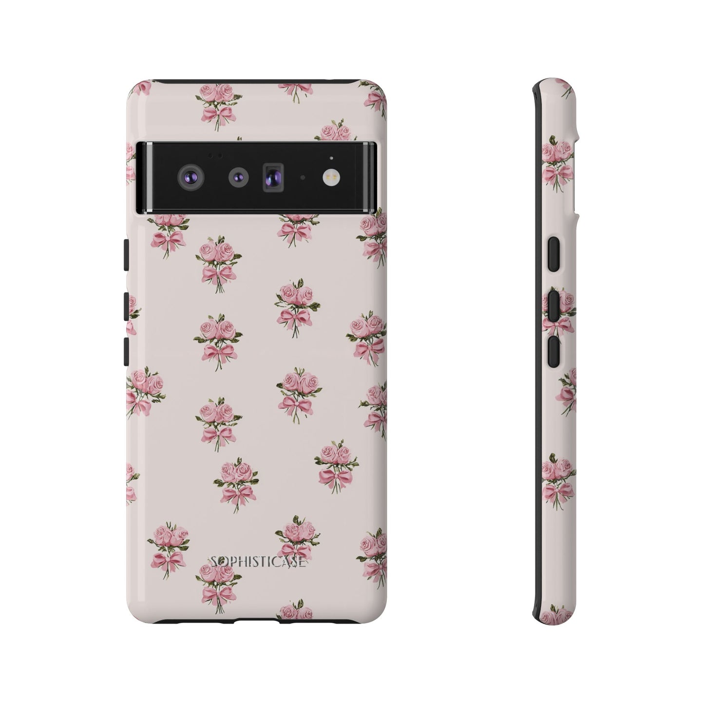 The Sweetest Thing in Coquette Rose Bouquet - iPhone Case, Samsung Galaxy Case, Google Pixel Case