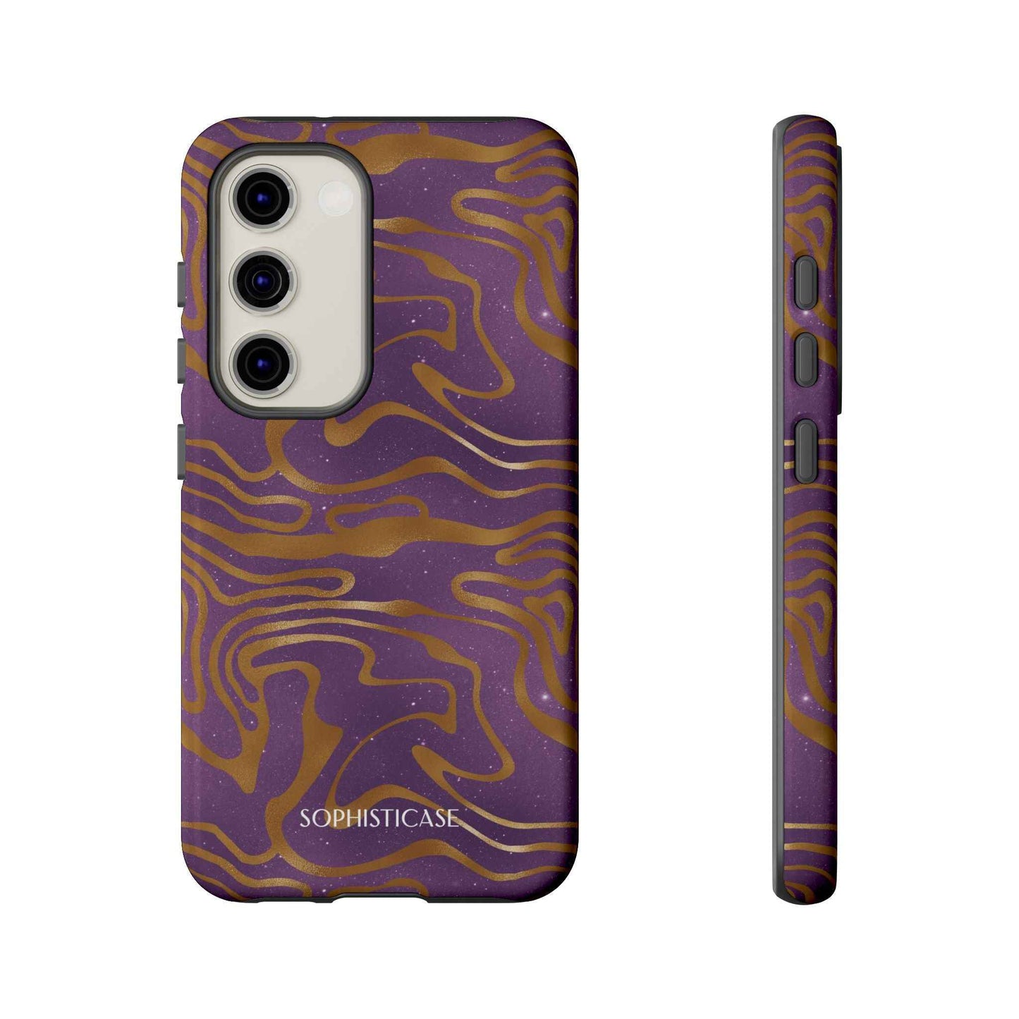 Cosmic Zebra in Purple - iPhone Case, Samsung Galaxy Case, Google Pixel Case