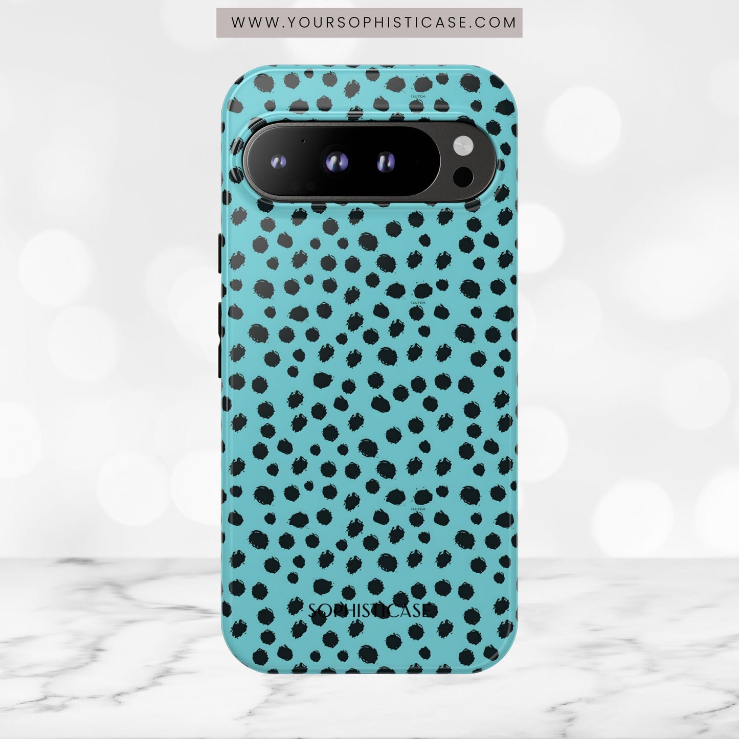 Cheetahs and Liars in Aqua - Tough Phone Case