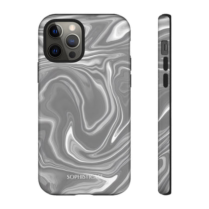 Liquid Dreams in Charcoal - iPhone Case