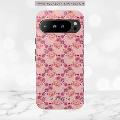 Rose Diamond Romance in Amelie - Tough Phone Case