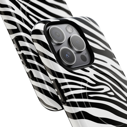 Dark Thoughts in Urban Zebra - iPhone Magsafe Case