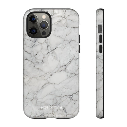 Marble Opulence in White - iPhone Case, Samsung Galaxy Case, Google Pixel Case