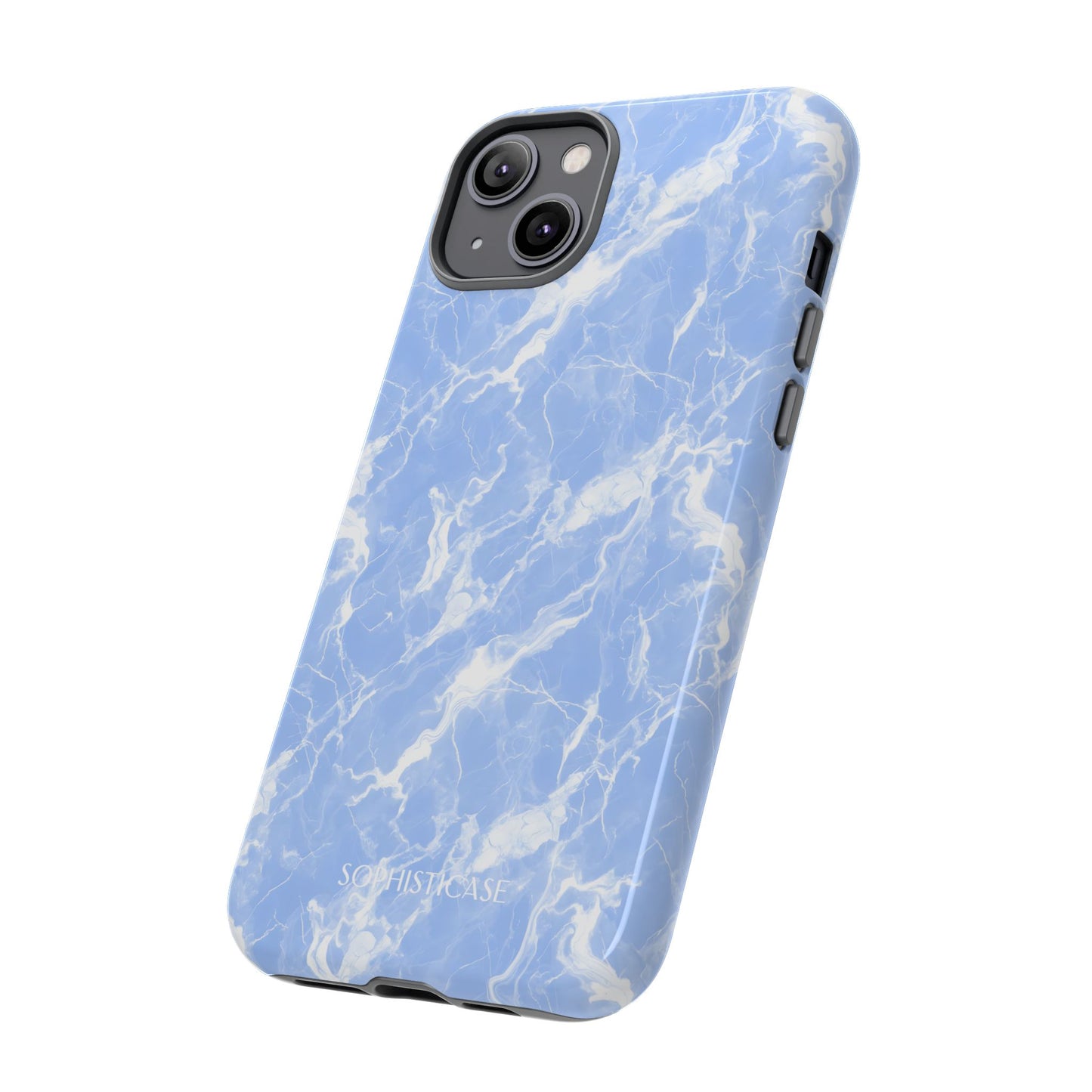 Marble Crush in Blue - Tough Phone Case