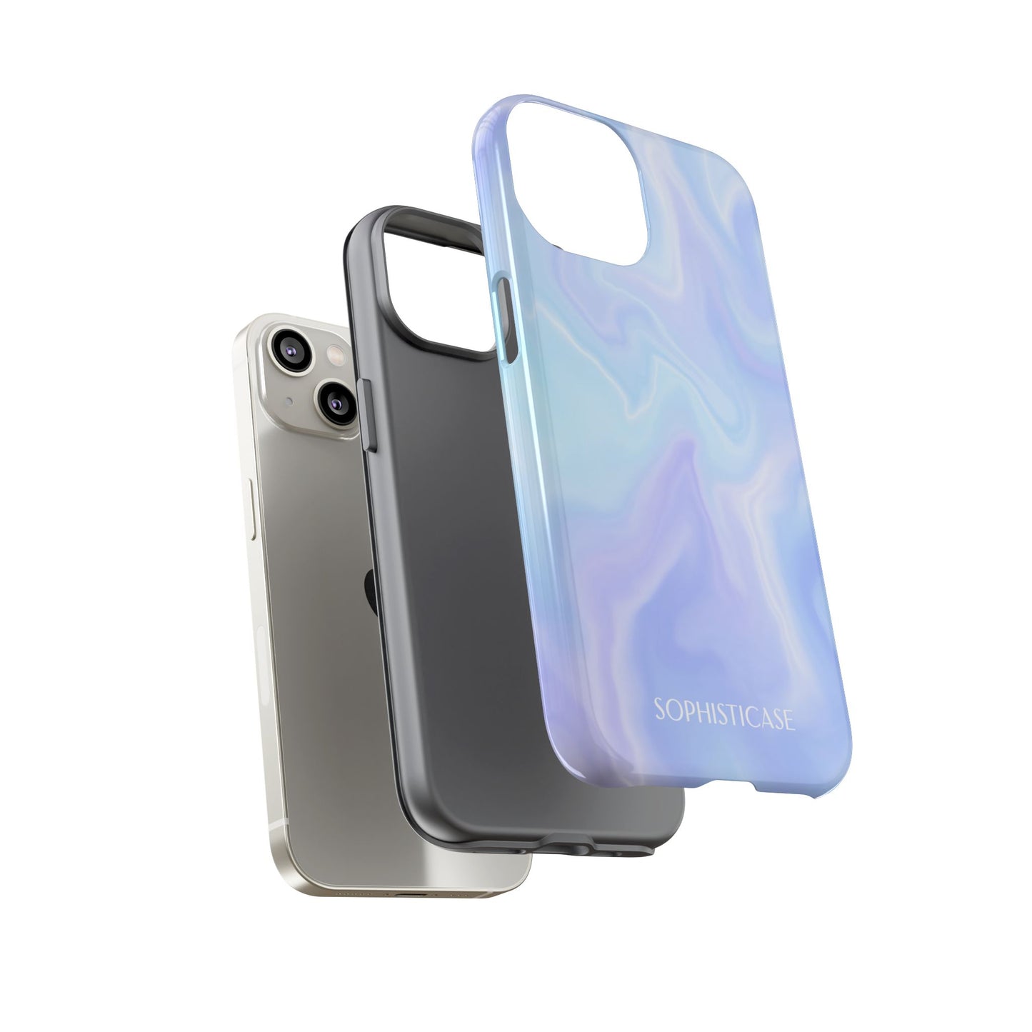 Liquid Magic in Blue Haze - iPhone Case