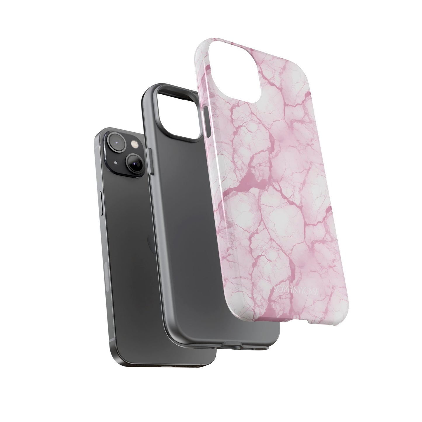 Marble Opulence in Pink - iPhone Magsafe Case