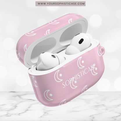 AirPod Cases - Moon Phase in Pink