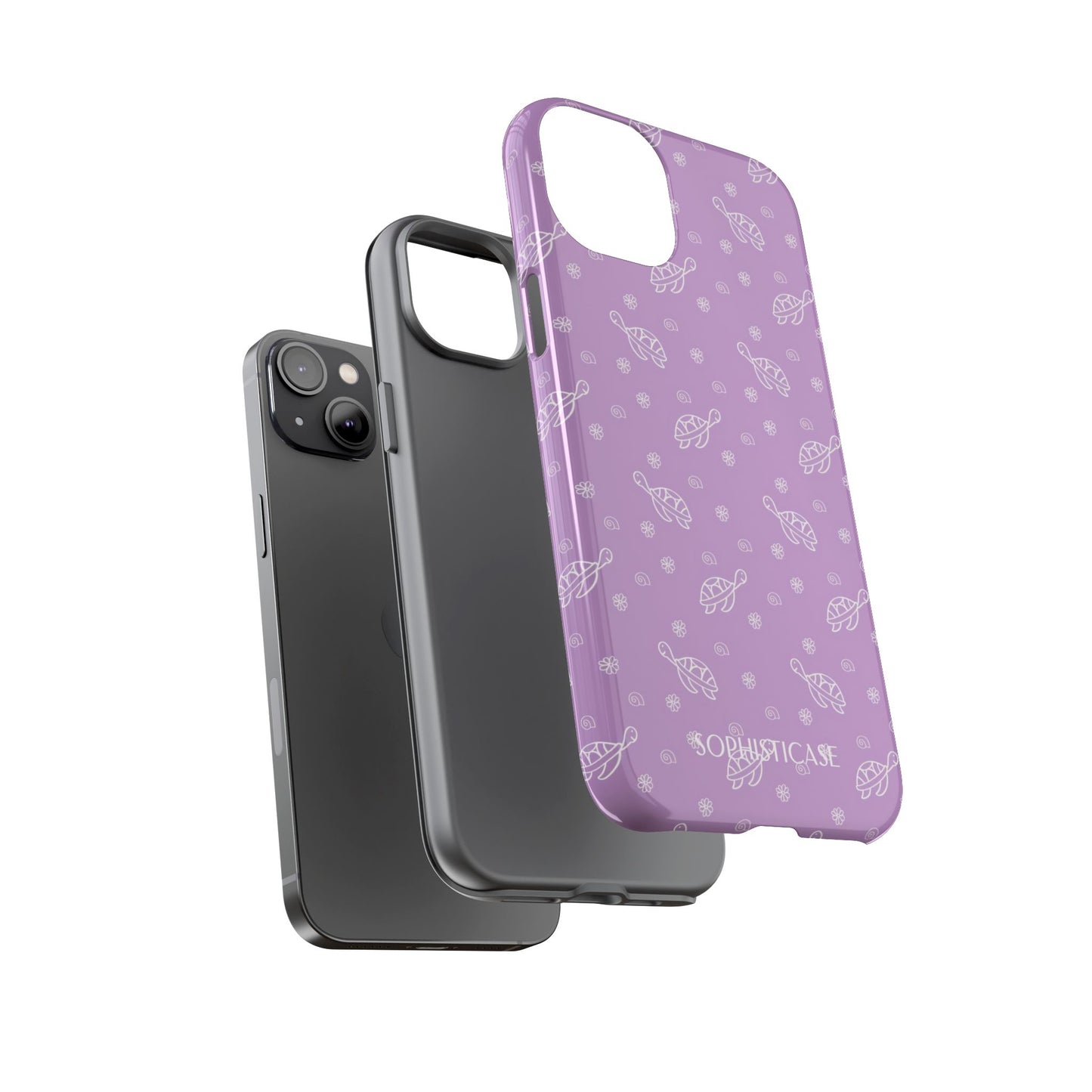 Turtle Island in Purple - Drop Proof iPhone Case