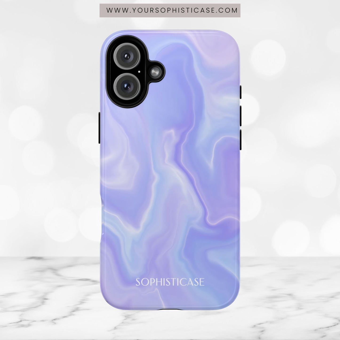 Liquid Magic in Purple Haze - iPhone Case