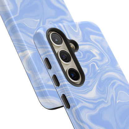 Liquid Dreams in Smoke Blue - Tough Phone Case