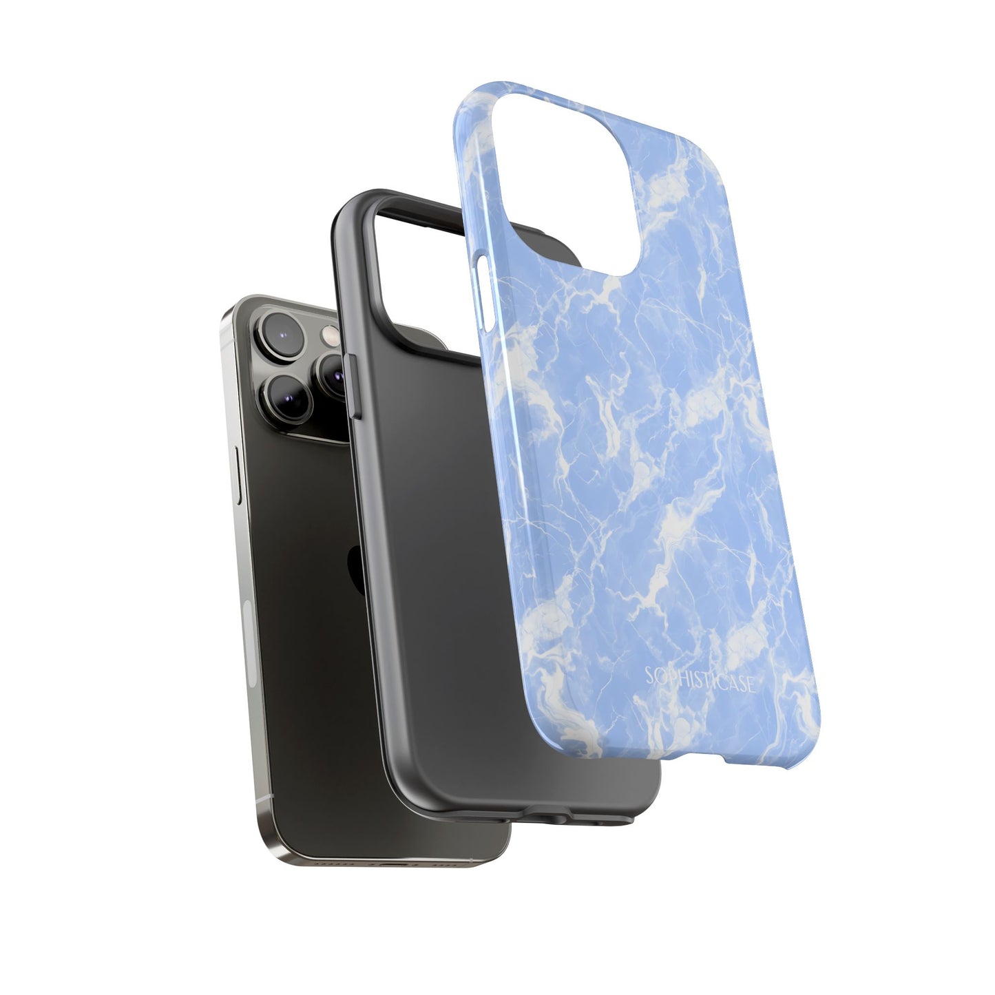 Marble Crush in Blue - Tough Phone Case