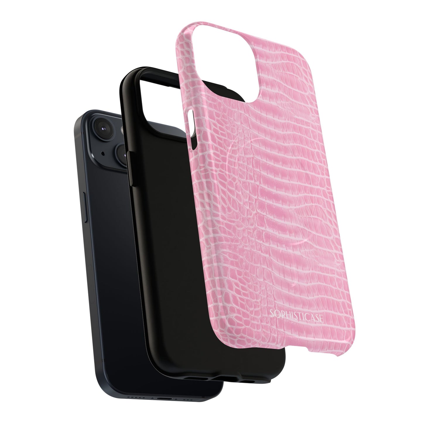 Luxe Leather in Pink - Magsafe Case