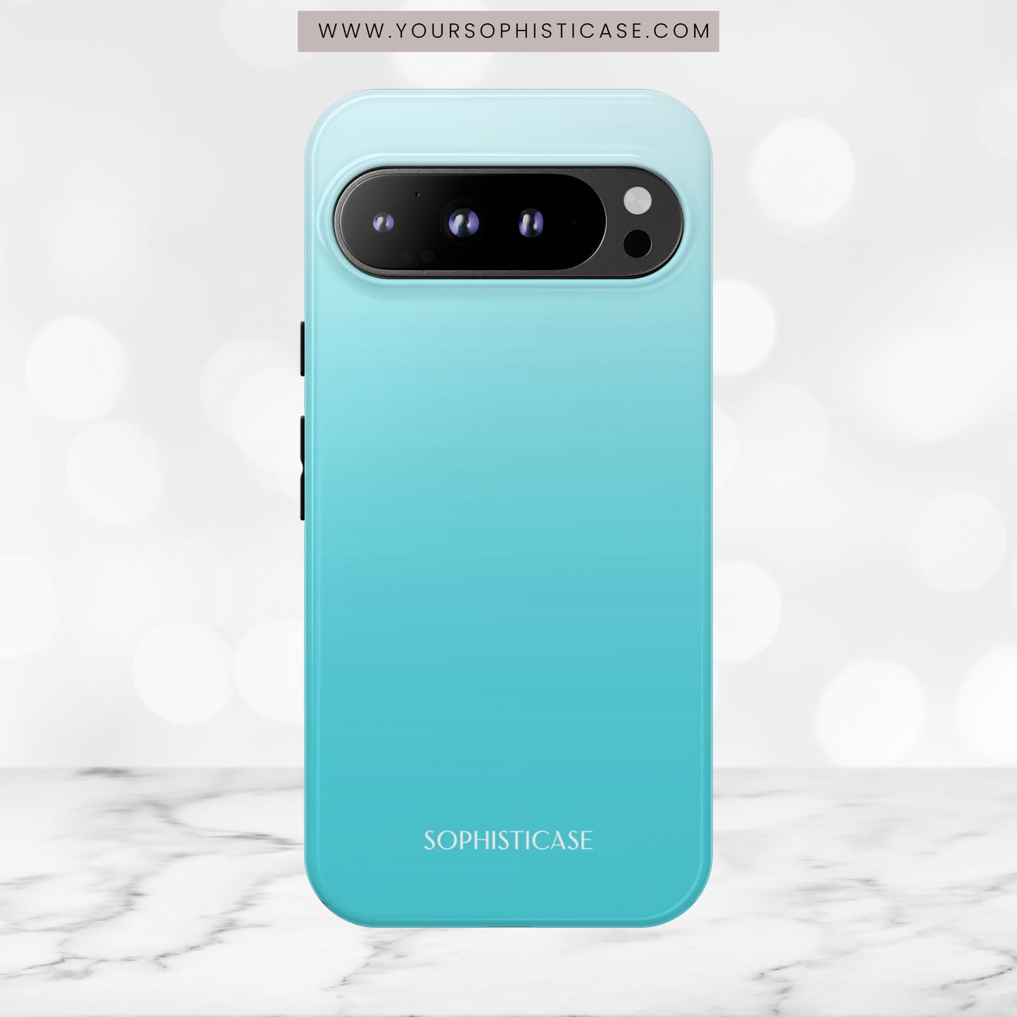 Heavenly in Aqua - Tough Phone Case