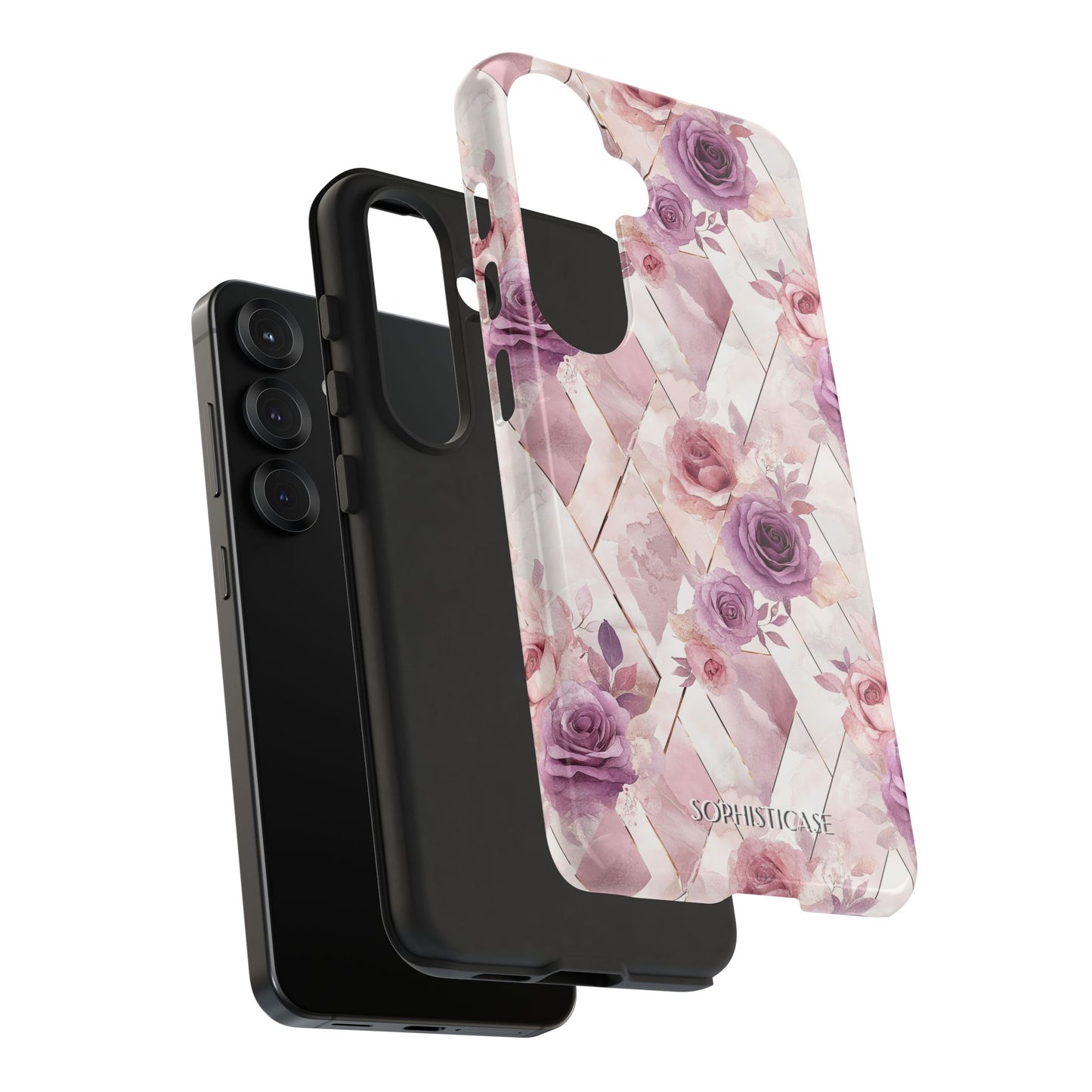 Royal Floral in Mauve Rose - Tough Phone Case