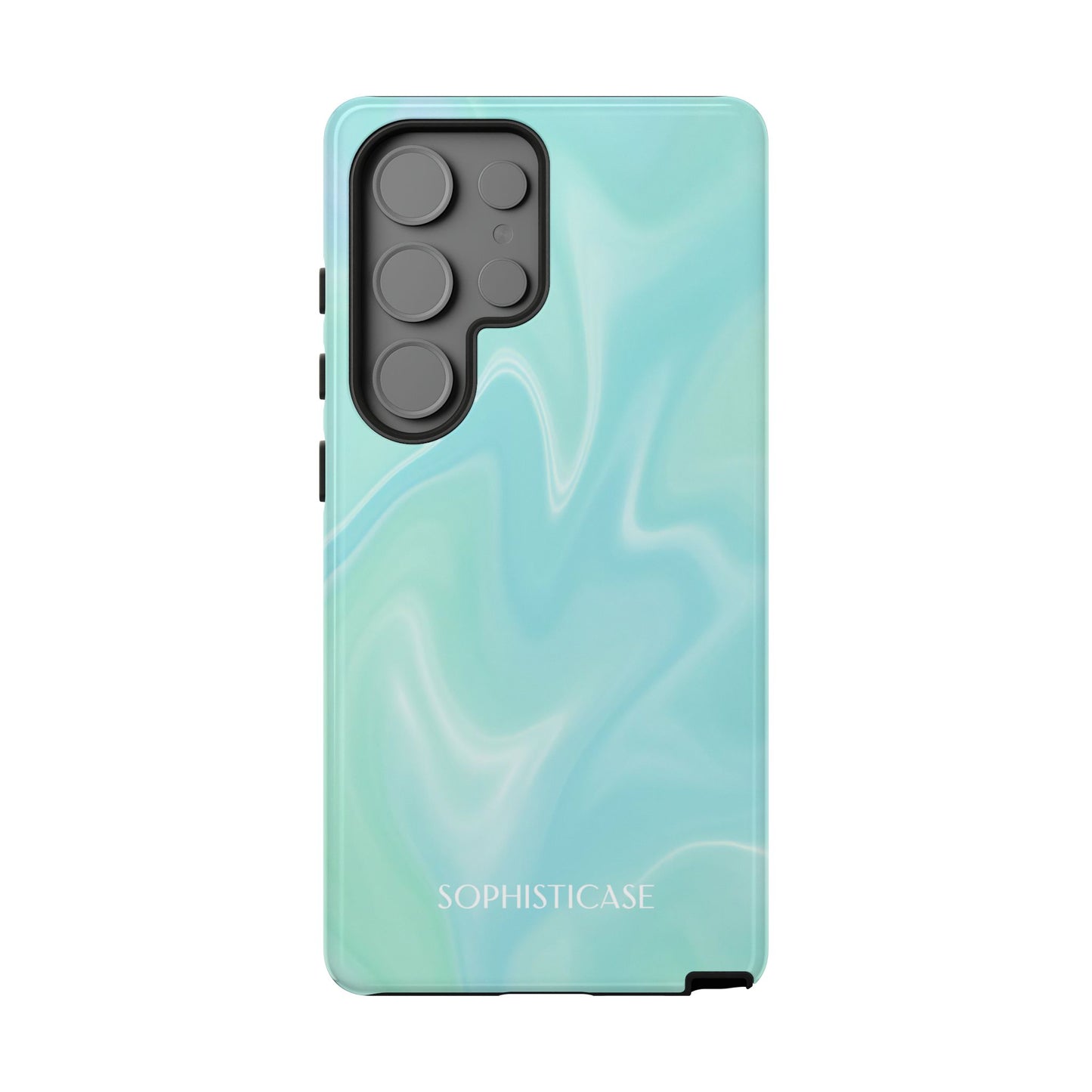 Liquid Magic in Green Haze - Drop Proof Phone Case for Samsung Galaxy