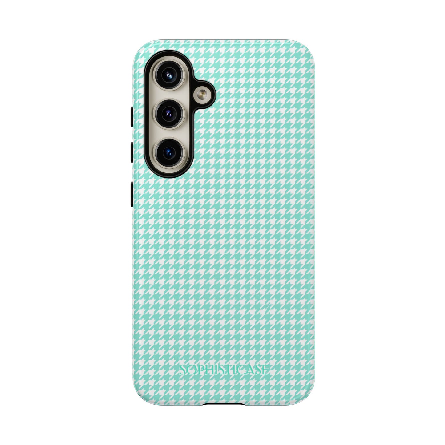 Tough Case - Houndstooth in Green