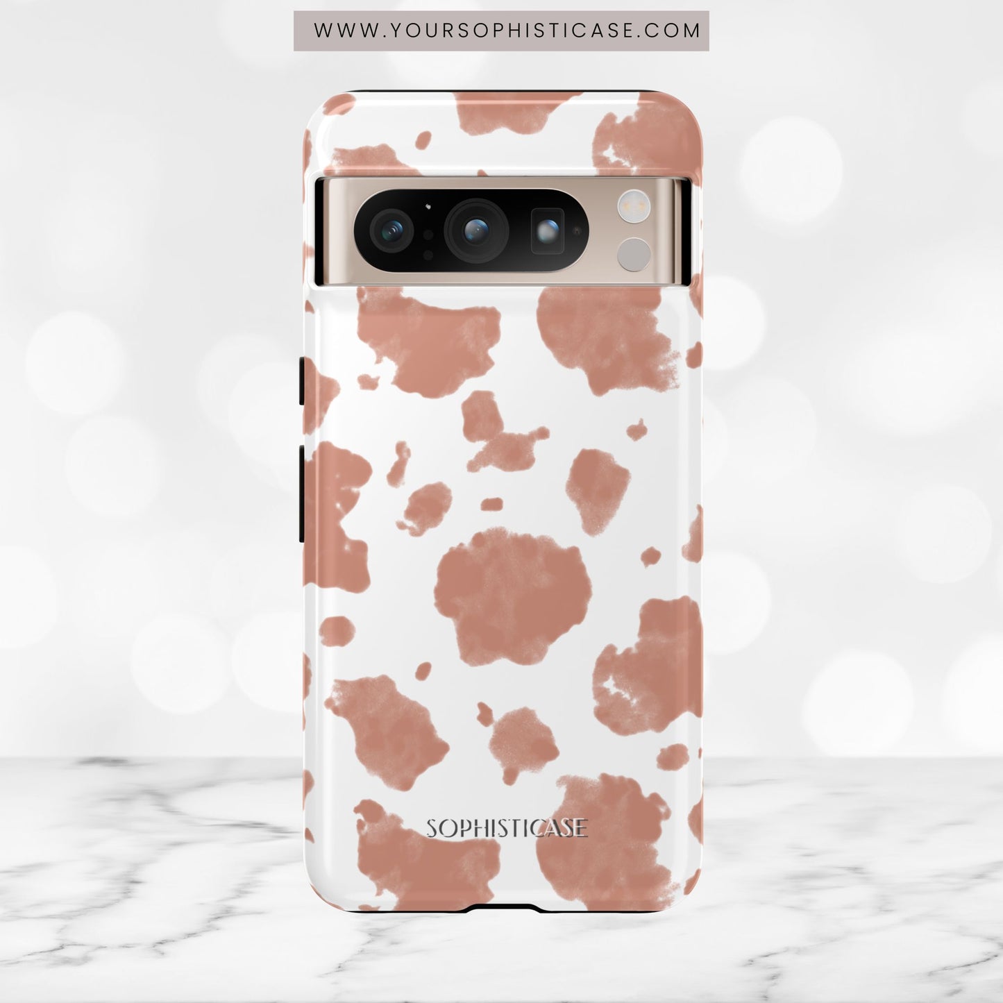 Holy Cow in Light Brown - iPhone Case, Samsung Galaxy Case, Google Pixel Case