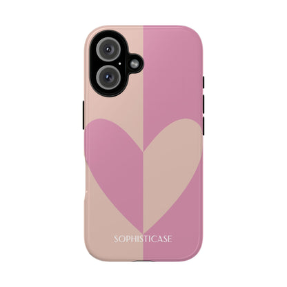 Be Mine in Pink and Brown - Tough Phone Case for iPhone