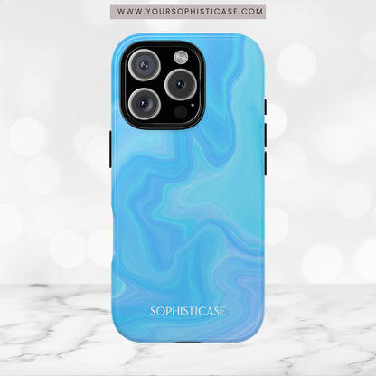 Liquid Magic in Blue - iPhone Case