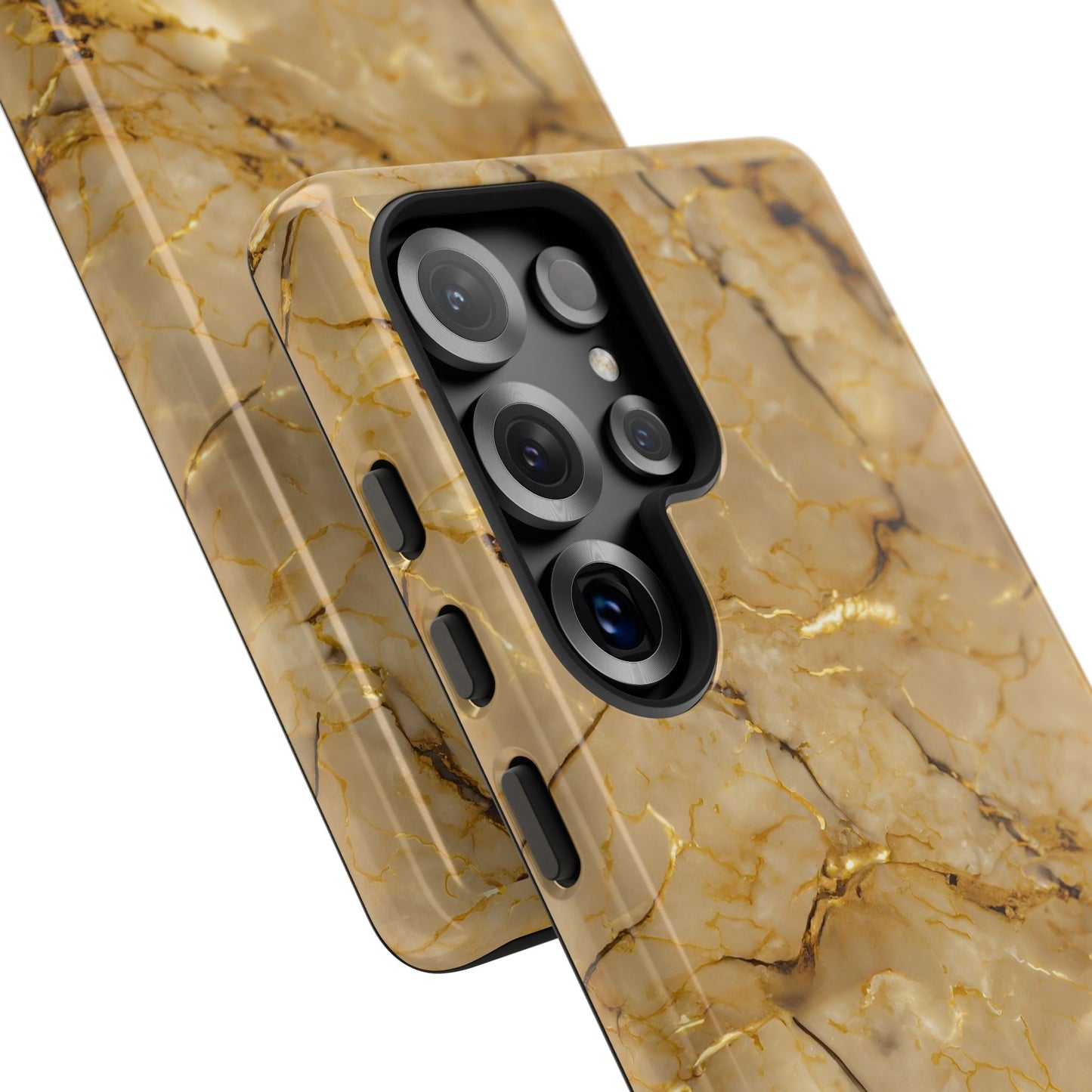 Marble Opulence in Gold - iPhone Case, Samsung Galaxy Case, Google Pixel Case