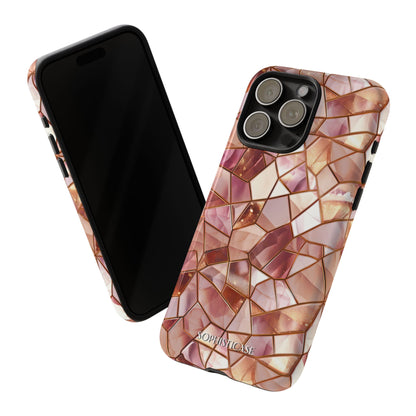 Rose' Runway in Champagne Mosaic - Tough Phone Case