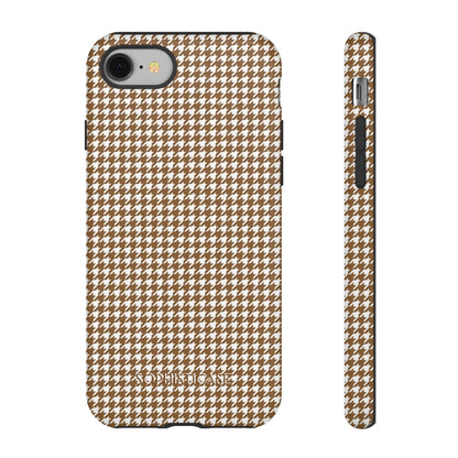 Tough Case - Houndstooth in Brown