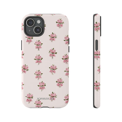 The Sweetest Thing in Coquette Rose Bouquet - iPhone Case, Samsung Galaxy Case, Google Pixel Case
