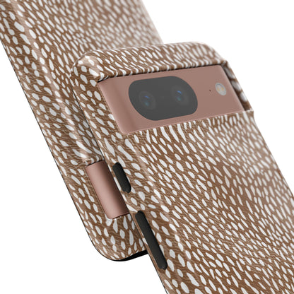 Oh Deer! in Brown- Tough Phone Case
