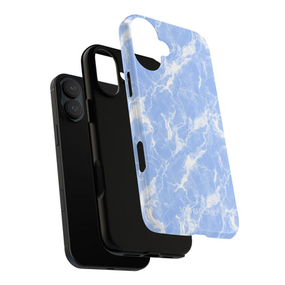 Marble Crush in Blue - Tough Phone Case