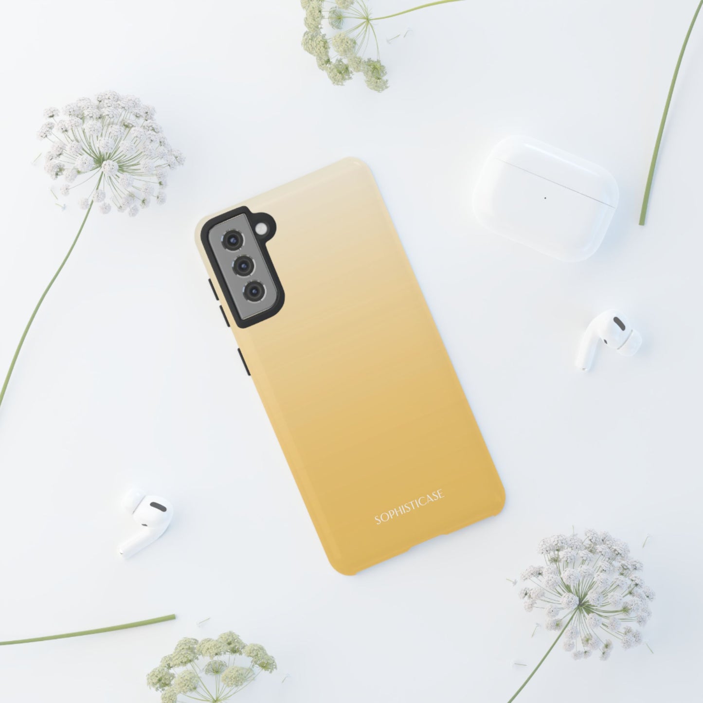 Heavenly in Mustard - Tough Phone Case