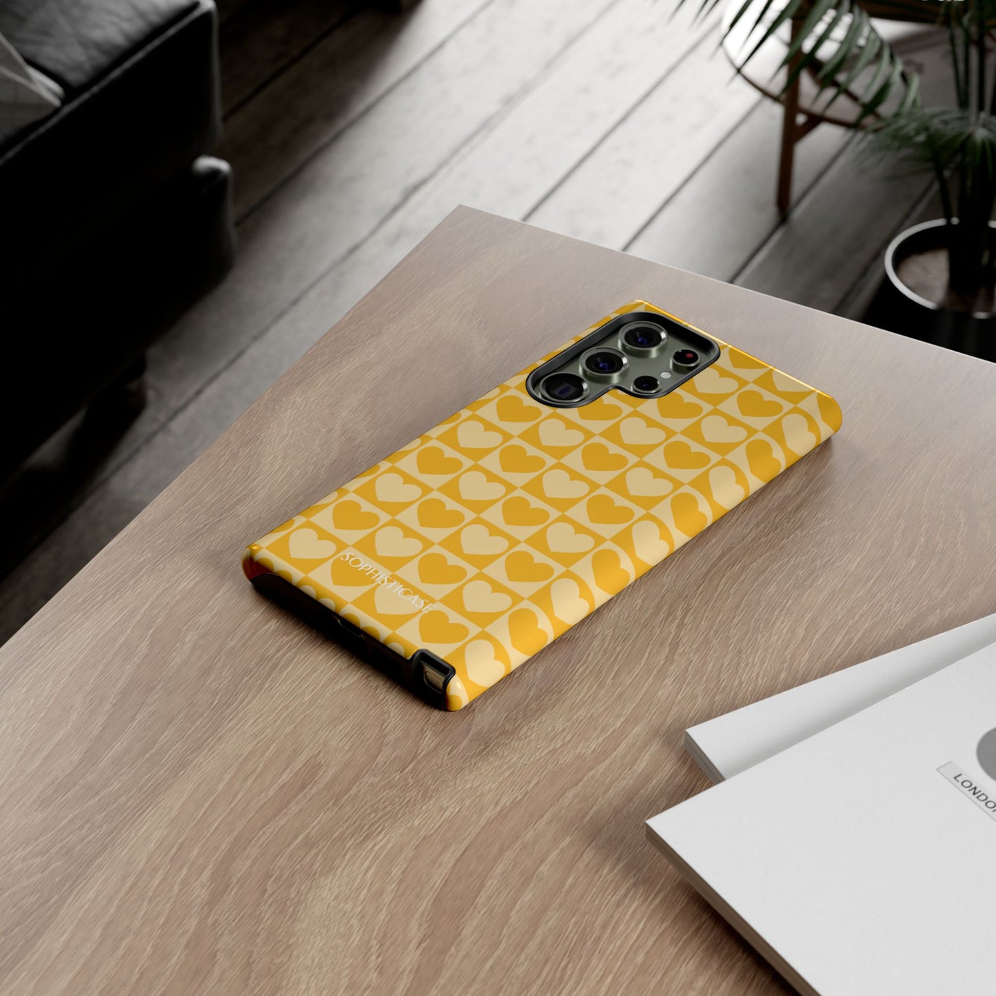 Tough Love in Yellow - Tough Phone Case