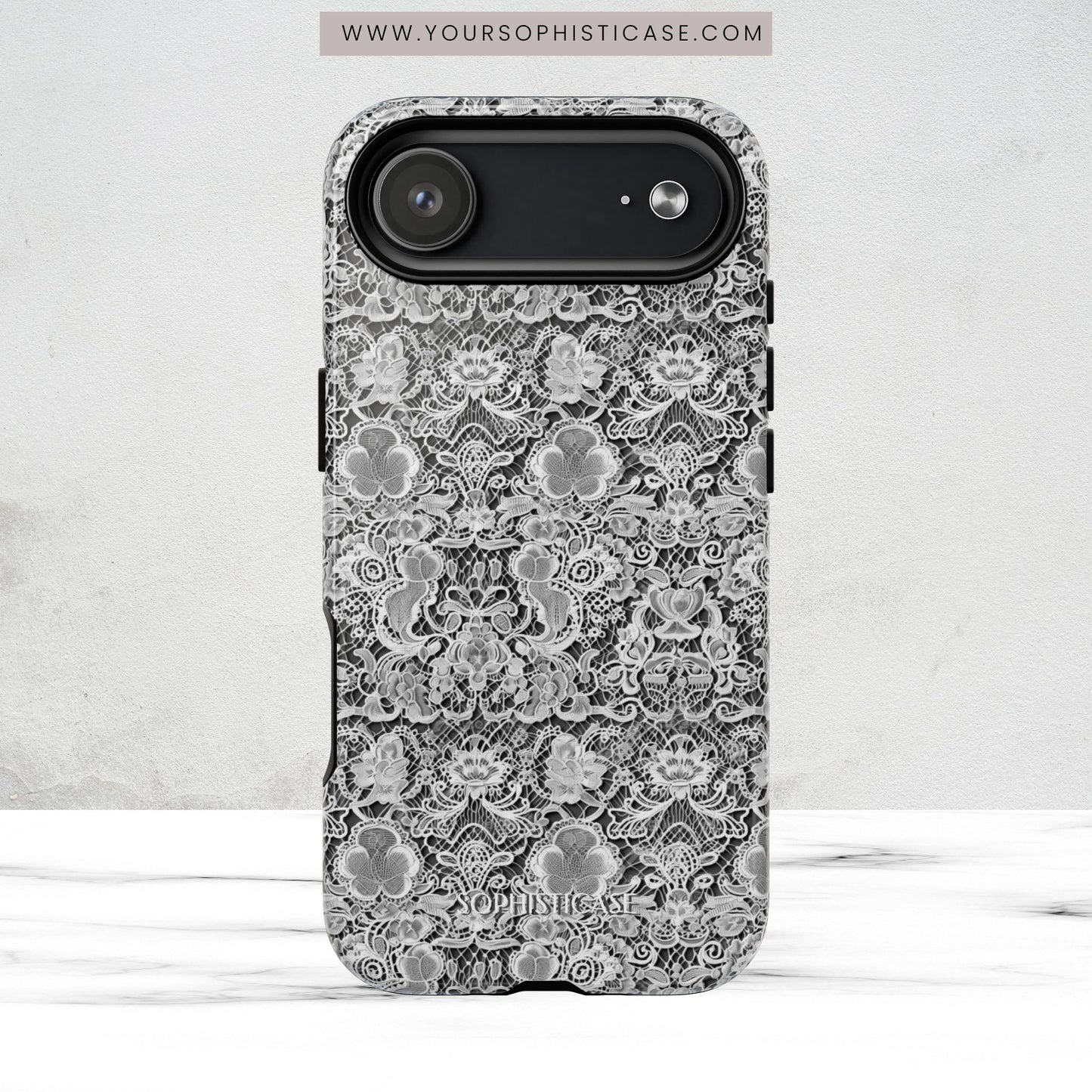 Luxe Lace in Black - Magsafe Case