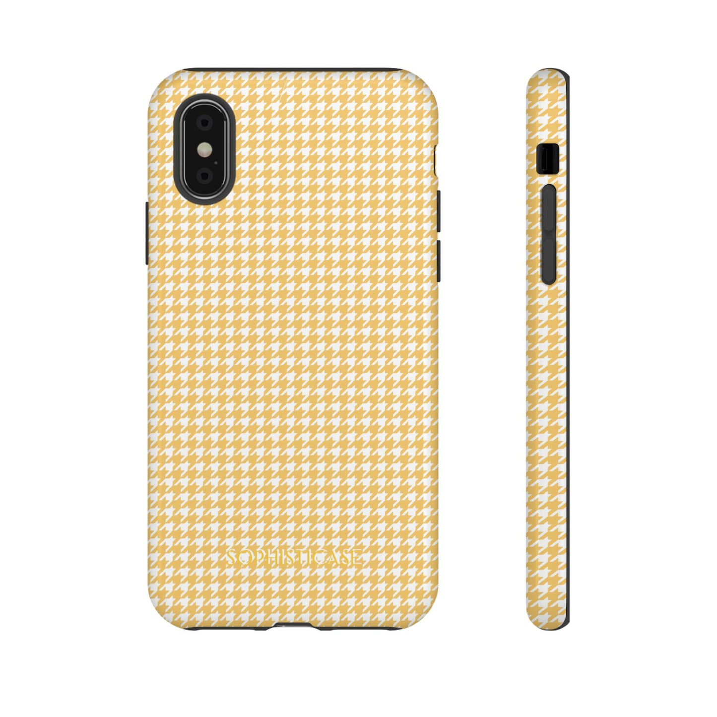 Tough Case - Houndstooth in Mustard