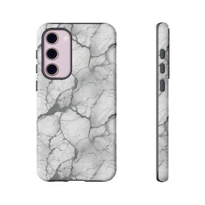 Marble Opulence in Charcoal Grey - Tough Phone Case