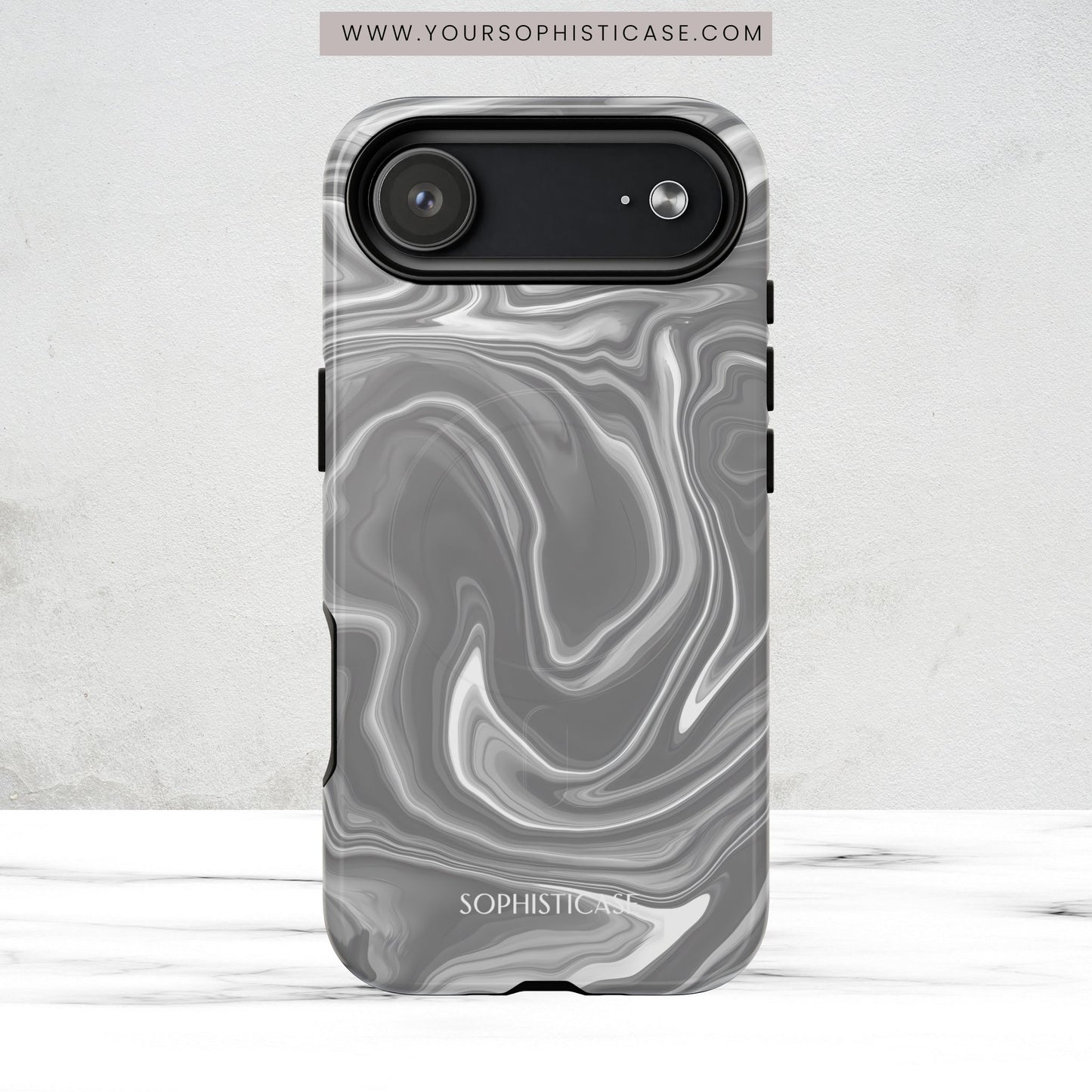 Liquid Dreams in Charcoal - Magsafe Case