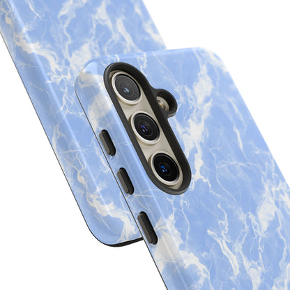 Marble Crush in Blue - Tough Phone Case