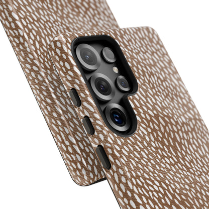 Oh Deer! in Brown- Tough Phone Case