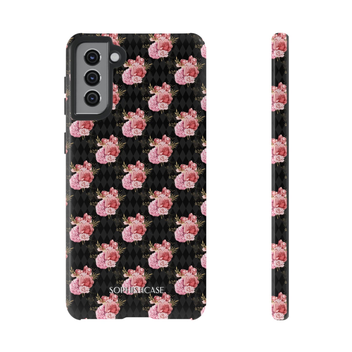 Rose Diamond Romance in Vivienne - Tough Phone Case