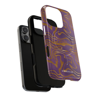 Cosmic Gold in Purple - iPhone Magsafe Case