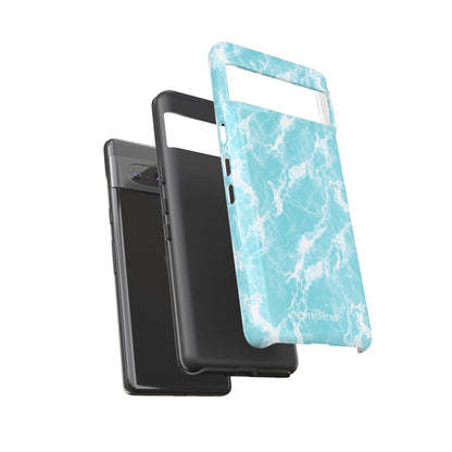 Marble Crush in Aqua - Google Pixel Case