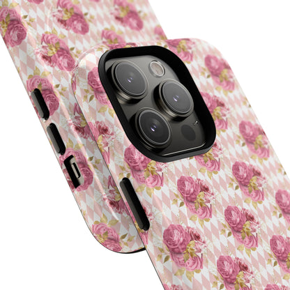 Rose Diamond Romance in Sienna - Magsafe Phone Case