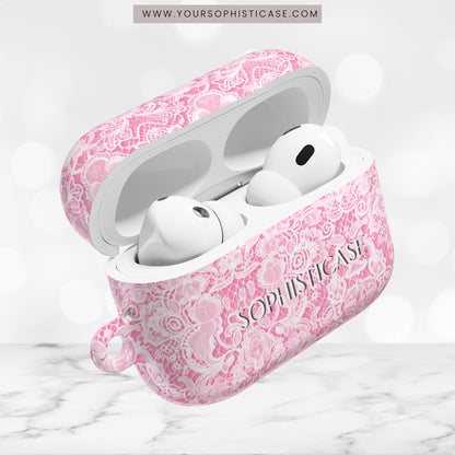 AirPod Cases - Luxe Lace in Pink