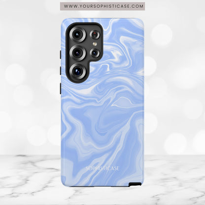 Liquid Dreams in Smoke Blue - Tough Phone Case
