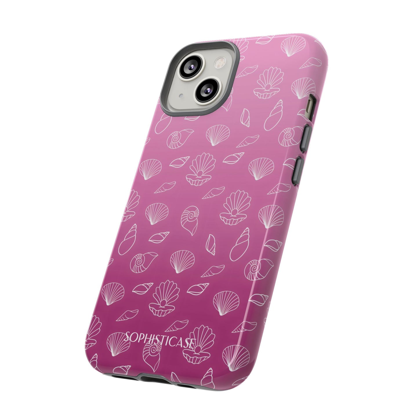 Seashell Society in Purple - iPhone Case