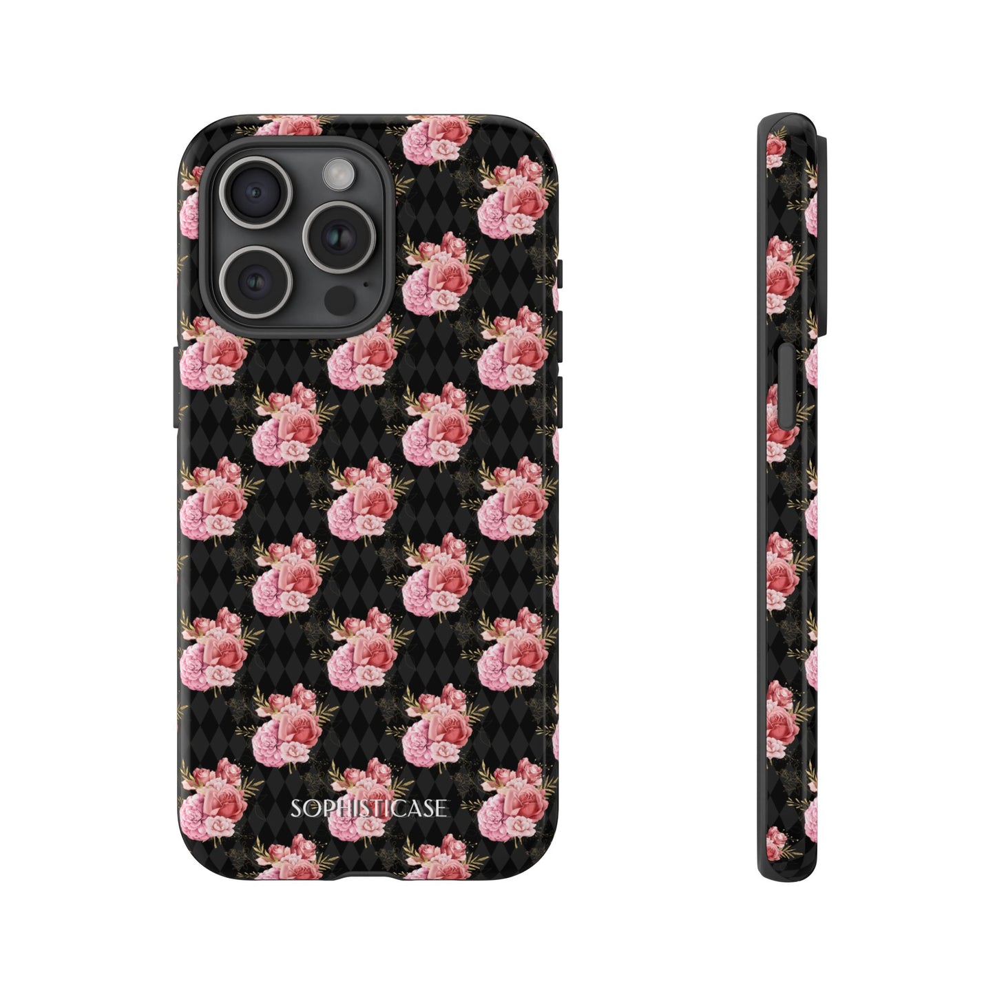 Rose Diamond Romance in Vivienne - Tough Phone Case