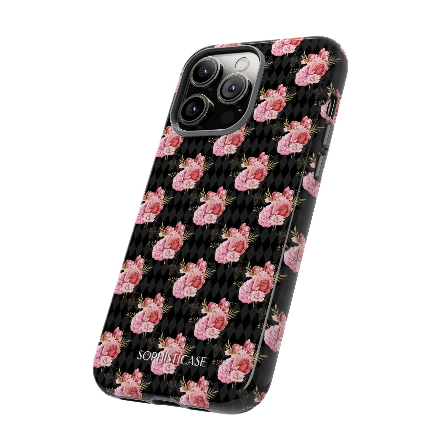 Rose Diamond Romance in Vivienne - Tough Phone Case