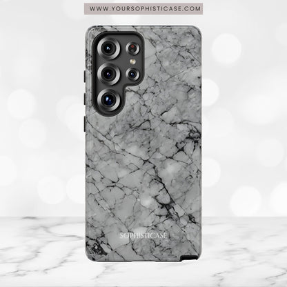 Marble Opulence in Grey - iPhone Case, Samsung Galaxy Case, Google Pixel Case