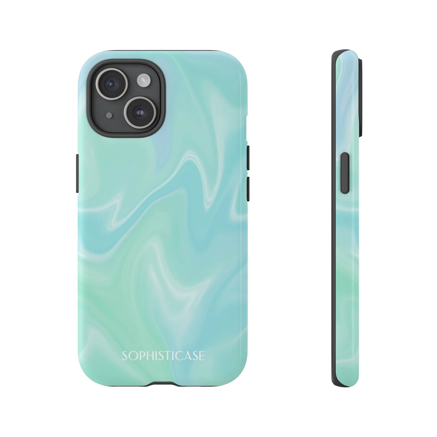Liquid Magic in Green Haze - iPhone Case
