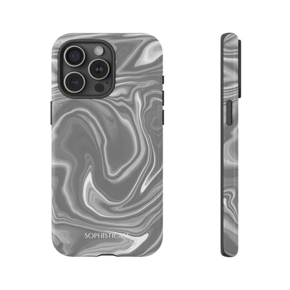 Liquid Dreams in Charcoal - iPhone Case